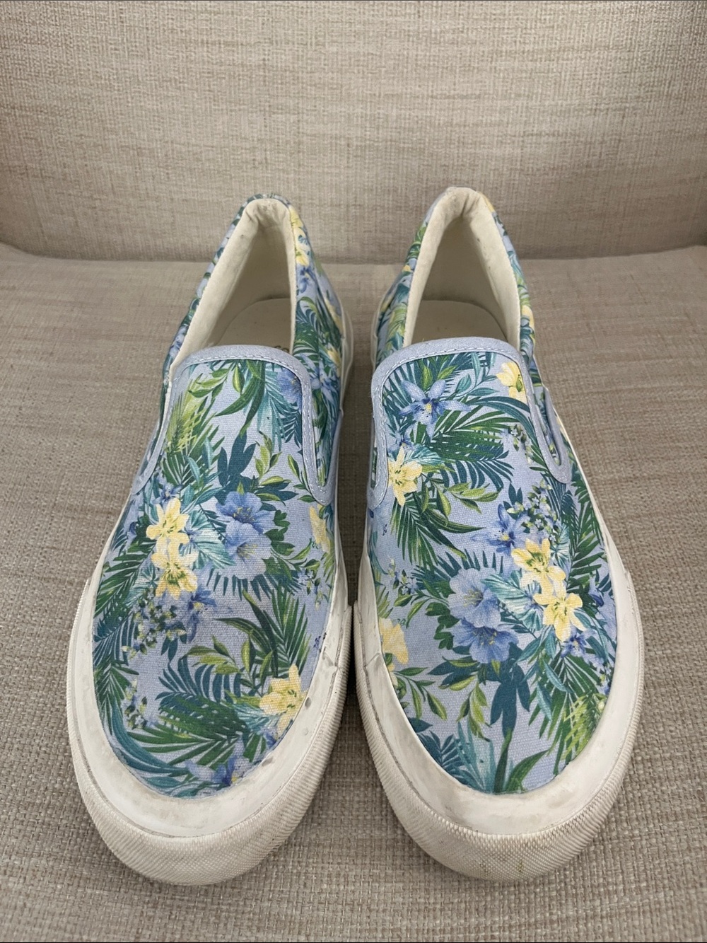 Tommy Bahama Floral Slip-On Canvas Sneakers